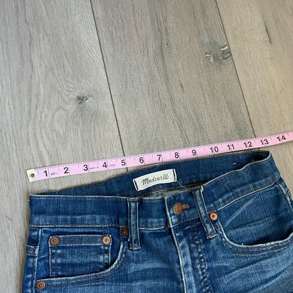 Madewell Cali Demi Boot Cut Jeans raw hem size 24 - Picture 7 of 12